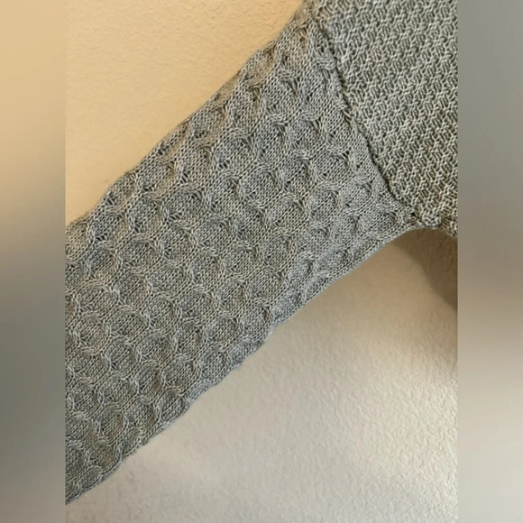 Princess Polly The Stan Gray Cropped Cable Knit Sweater M/L - Picture 10 of 10